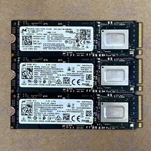 JOB LOT 3X – Micron – 512GB SSD – MTFDHBA512TDV – 5SS0W79497, 0N7JKT - Afbeelding 1 van 3
