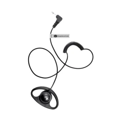 Motorola TLKR 1 Pin 2.5mm Radio Listen Only D Shape Earpiece T4000 T2 T3 T5 XTR - Image 1 of 3