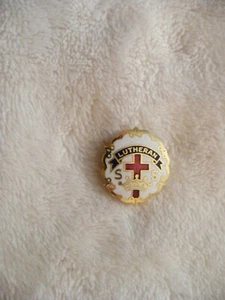 OB-VINTAGE LUTHERAN (EMAILLE) PIN BACK PIN #25637 (NIE GETRAGEN-NEUWERTIG!!    - Bild 1 von 6