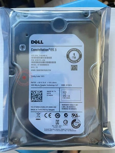 Dell T4XNN ST1000NM0033 1TB 7.2K 128M SATA 3.5-inch Server Hard Drive - Picture 1 of 2