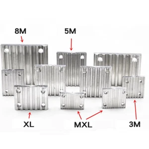 High Quality Connection Clamping Plate For XL, L, H Timing Belt 15mm-30mm Width - Picture 1 of 5