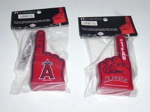 MINI FOAM TOPPER  Los Angeles ANAHEIM Angels  #1 FAN   Set of 2   by Rico   NIP - Picture 1 of 2