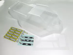 MUGE2030 MUGEN SEIKI MBX8TR ECO 1/8 TRUGGY SCOCCA TRASPARENTE CON MASCHERA FINESTRA - Foto 1 di 1