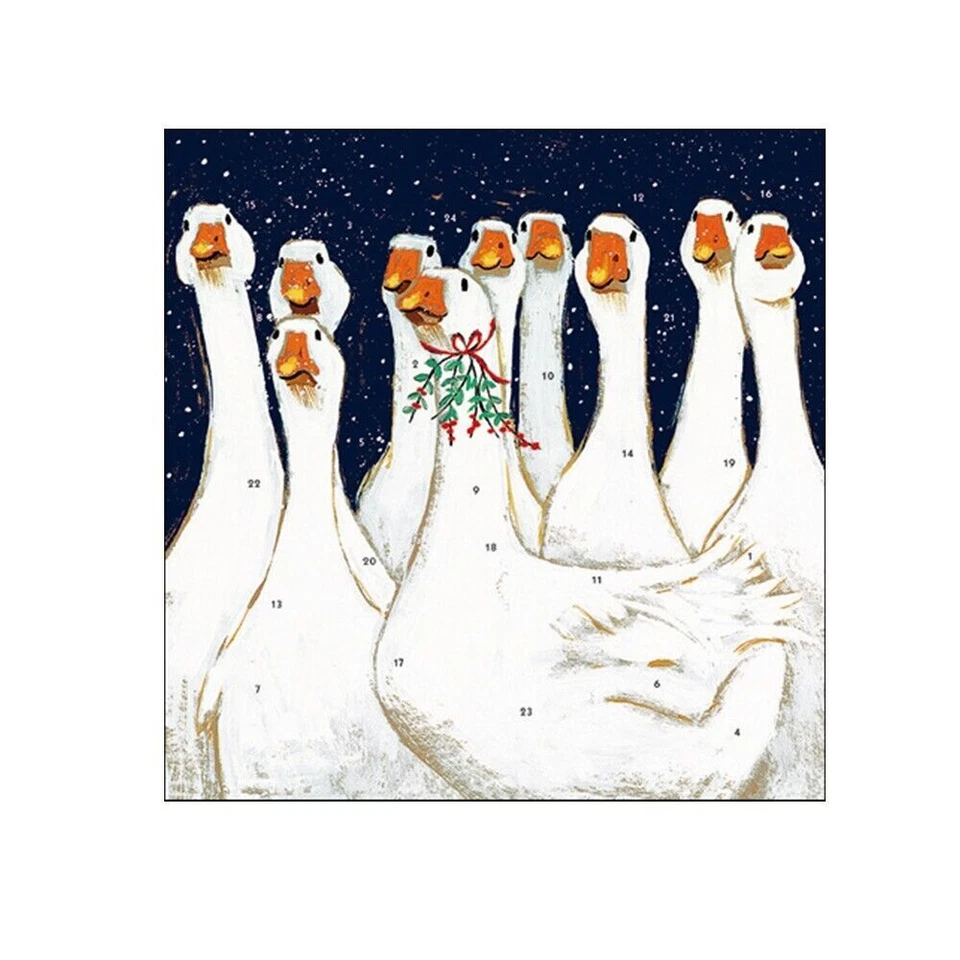 Goosey Gander Goose Caltime Advent Calendar 230mm x 230mm - Image 1 of 1