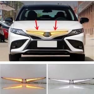 LED DRL Daytime Running Light Car Hood Kit For Toyota Camry 18-2024 Accessories - Picture 1 of 11