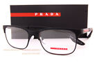 Brand New Prada Sport Linea Rossa Eyeglass Frames PS 52NV DG0 Black Rubber
