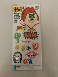 Vintage Body Stickers! Stick Em's! Unique old hard to find Fun Stick-On Items!  - Picture 1 of 8