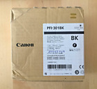 Genuine Canon Ink   Pfi 301 Black  Ipf8000 8000S 8010S 9000 Inc Vat Boxed