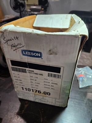 Leeson 1/2 HP C6T17NC10G 110176.00 Motor 60Hz 1725 RPM-525 Volt NEW NIB $199 - Image 1 of 4