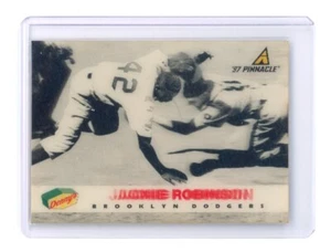 JACKIE ROBINSON *Sweet* Denny’s 1997 Pinnacle No. 29 Hologram Card Dodgers - Picture 1 of 2