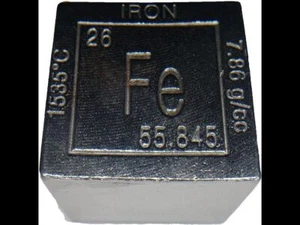 Elemental Cube Collection: cubo di ferro solido 1,25 pollici - Foto 1 di 3