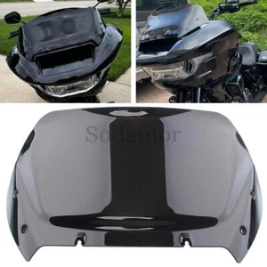 12" Schwarz Windschild Windschutzscheibe für Harley Road Glide CVO FLTRX FLTRXSE 23-24 - Bild 1 von 24