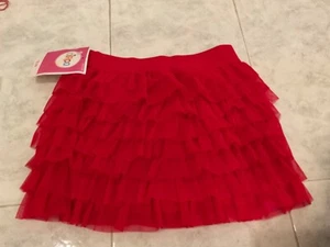Red Tutu Ruffled Tulle Skirt Small Circo Size 7/8 ~ NWT - Picture 1 of 4