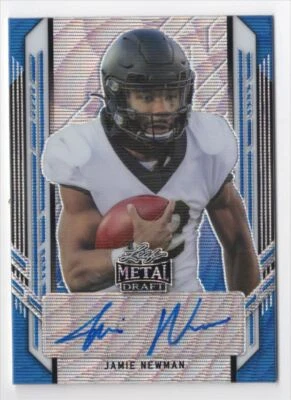 2021 Leaf Metal Draft Portrait Autographs BLUE Jamie Newman Auto /30 Wake Forest - Image 1 of 2