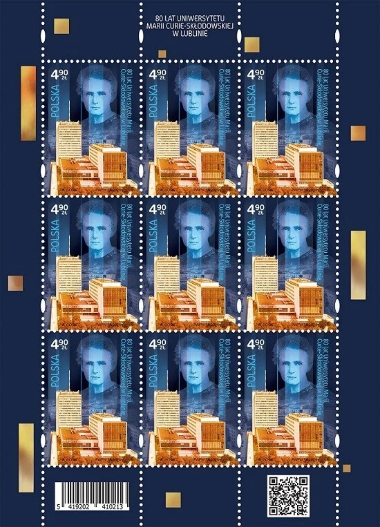 Poland 2024. Maria Curie-Skłodowska. University. Nobel. France. Mini Sheet. MNH - Image 1 of 1