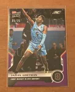 Topps Now Overtime Elite 2021 #1 Jazian Gortman numerado 16/25 paralelo púrpura - Imagen 1 de 2