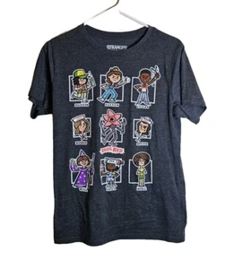 Stranger Things Boys Size XL Graphic Character Gray Tshirt Short Sleeve  - Picture 1 of 4