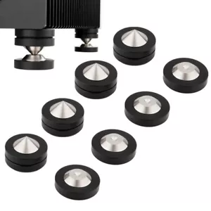 4er Set HiFi Lautsprecher AMP Spike Kegel Basis Isolierung Füße verbessern Audio Klangqualität - Bild 1 von 8