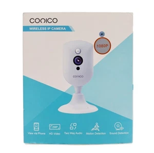 NEW CONICO 1080P Wireless IP Camera Motion/Sound Detection/HD Video 2 Way Audio - Picture 1 of 11