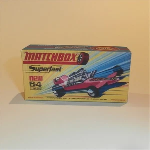 Matchbox Lesney Superfast 64d Slingshot Dragster H Style Repro Box - Picture 1 of 4