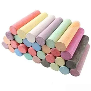Coloured Jumbo Pavement Chalks 50 Pack Outdoor School Art Playground Garden Kids - Picture 1 of 7