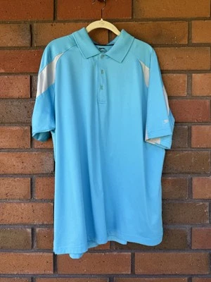 Polo Slazenger Performance manga corta golf | azul claro | XL para hombre Foto 1 de 4