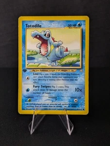 Totodile -[LP]- 81/111 - 1st Edition Neo Genesis Pokemon TCG - Picture 1 of 6