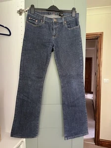 DKNY Blue Straight Leg Jeans. Worn as Size 12 - Picture 1 of 9