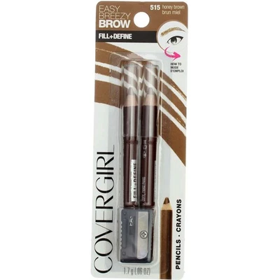 6 Pack CoverGirl Easy Breezy Brow Fill + Define Water Resistant Pencil, Honey... - Image 1 of 2