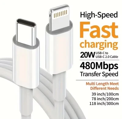 PROMAX Type C to iPhone PD Fast Charger Cable Wire For iPhone 14 13 12 11 Pro Max XR X