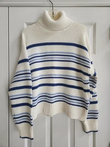 NWT Madewell Ribbed Turtleneck Sweater In Large - Picture 1 of 6