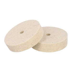 Wool buffing wheel Abrasive Polisher Buffing Grinding Finishing Detailing - Picture 1 of 12