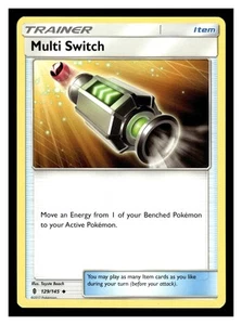 Pokemon SM - Guardians Rising Multi Switch #129/145 Uncommon - Picture 1 of 2