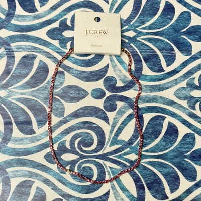 Collar Tenis J.CREW FACTORY NUEVO CON ETIQUETAS Cristal Rosa CA302 Foto 1 de 4