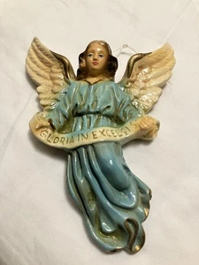 Vintage Gloria Angel Christmas Nativity Creche Chalkware - Picture 1 of 10