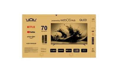 SMART TV VOV QLED - 70" - LED HD Ready TV DoppioTelecomando Intelligente - Immagine 1 di 4
