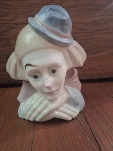 Vintage Clown Head/Bust Figurine Paul Sebastian "Feelings" Glazed Porcelain 6"in - Picture 1 of 10