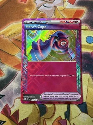 HERO'S CAPE 152/162 ACE SPEC RARE TEMPORAL FORCES POKEMON NM - Image 1 of 2