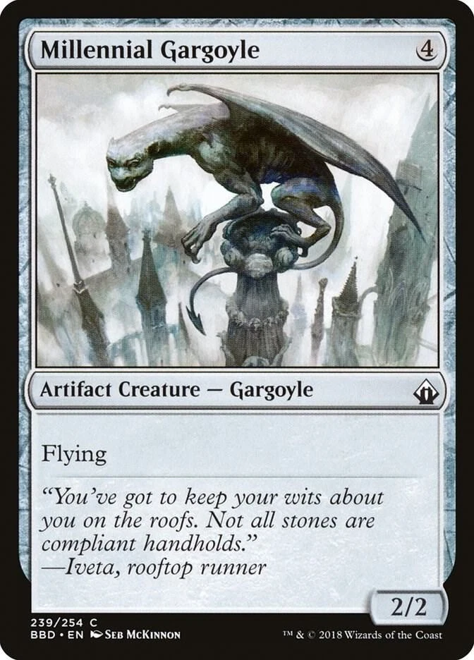 4x Millennial Gargoyle MTG Battlebond NM Magic: the Gathering Playset - Image 1 of 1