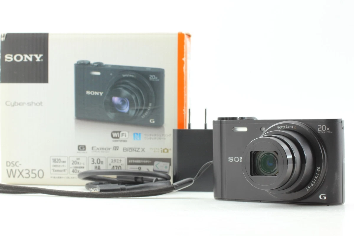 H01[6787]★美品★ SONY　Cybey-shot DSC-WX350 Buy Sony Cyber-shot DSC-WX350 18.2MP Digital Camera - Black