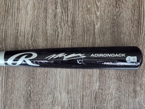 Nick Kurtz Oakland Athletics Autografiado Negro Rawlings Pro Bat Beckett  - Imagen 1 de 7
