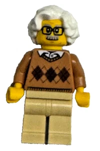 Minifigure Personalizzata Albert Einstein - Fisico - Spazio - Ricambi LEGO Originali [Nuova] - Foto 1 di 3