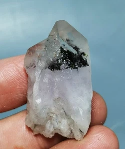 Pietra Naturale Epidoto Giardino Cristallo Quarzo Roccia Grezza Esemplare Minerale Guarigione - Foto 1 di 10