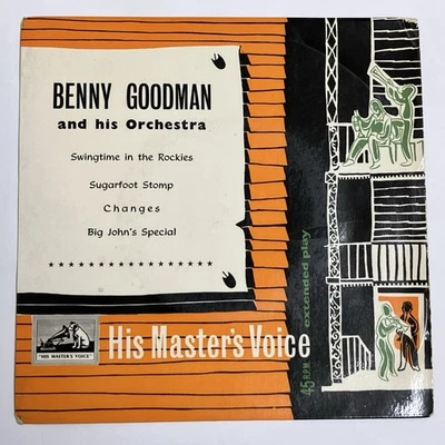 Benny Goodman And His Orchestra - HMV 7" Vinyl 1955 EP Jazz / Big Band - 7EG8142 Foto 1 de 4