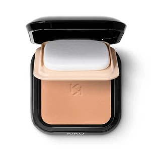 KIKO Milano Full Coverage Blurring Powder Foundation 60 Pink Beige, Matte Finish - Picture 1 of 3