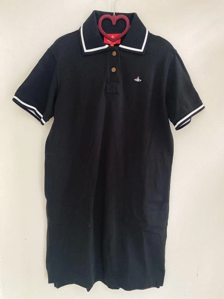 Vivienne Westwood Polokleid Relaxed Fit weiche Baumwolle 92 cm Länge freie Größe - Bild 1 von 4