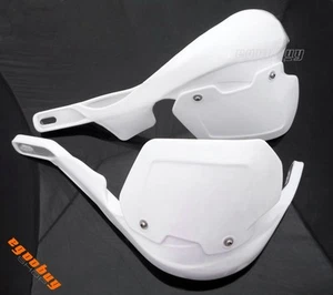 Universal Dirt Bike Enduro 7/8" Handlebar Heighten White Hand Guard & Mount Kits - Picture 1 of 5