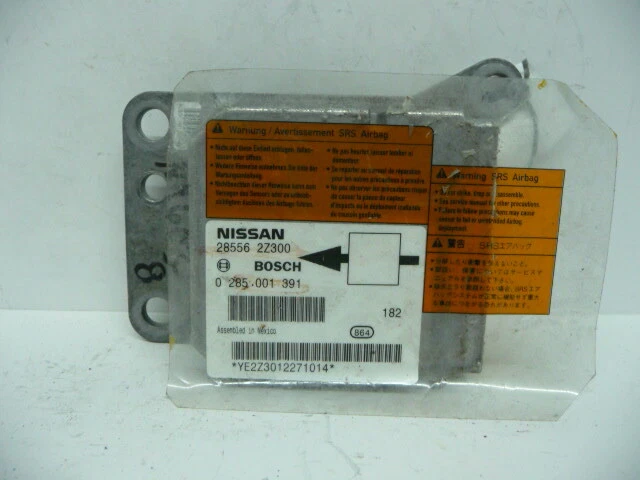 NY603-8 原始设备制造商保修 2001 2002 年尼桑 QUEST 气囊控制模块 — 第 1/2 张图片