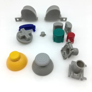 Colourful ABXYZ Buttons+Thumbstick D-pad Mod Kits for Nintendo NGC Controller - Picture 1 of 4