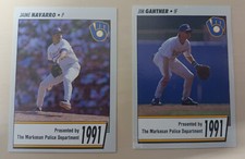 1991 Milwaukee Brewers Police Cards - The Markesan Police Department